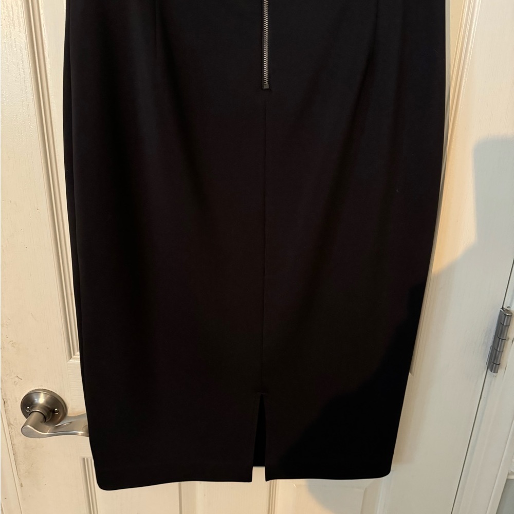 Black pencil skirt